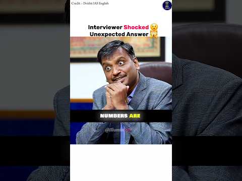 Unexpected Answer 🙀 | UPSC IAS Mock Interview