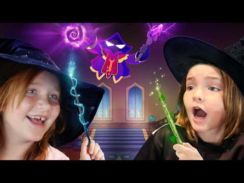 PUPPET MASTER vs ADLEY and NiKO!! a Magic Family Quest to collect pets, get gear, level up and learn