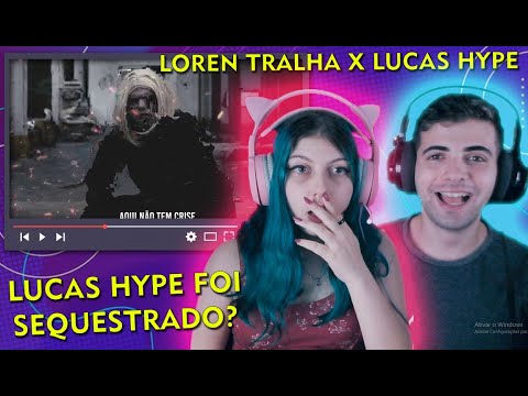 REACT EM CASAL LOREN TRALHA x LUCAS HYPE - TROPA DO KÜSTERVERSO [clipe oficial]