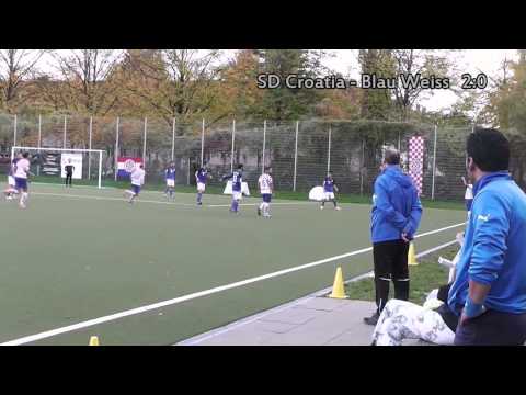 SD Croatia Berlin - SV Blau Weiss Berlin (Landesliga, Staffel 2) - Spielszenen | SPREEKICK.TV