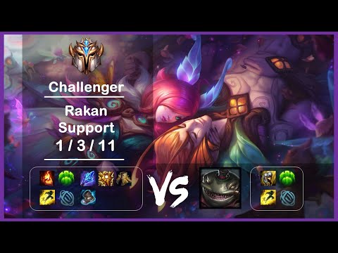 KR Challenger Replays Support Rakan vs Tahm Kench Ep.3438