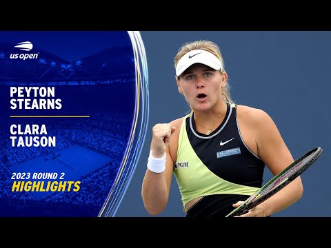 Peyton Stearns vs. Clara Tauson Highlights | 2023 US Open Round 2