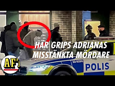 Här grips 12-åriga Adrianas misstänkta mördare i gryningsräd