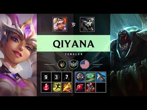Qiyana Jungle vs Rengar - NA Challenger Patch 25.21