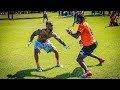 #1 RECEIVER IN THE COUNTRY DOES 1ON1’s VS NFL PLAYERS!! (ANKLE WARNING)