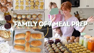 Weekly Meal Prep For My Family Of 7 | snacks, meals, staples...