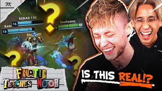 I'M ACTUALLY DYING INSIDE | Fnatic teaches noob ft. Rekkles