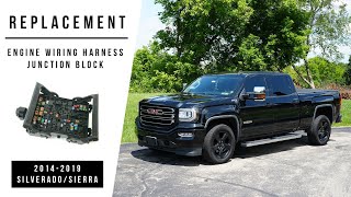 How to Replace: 2014-19 Silverado/Sierra Engine Wiring Harness Junction Block (Fuse Box) GM 84303175
