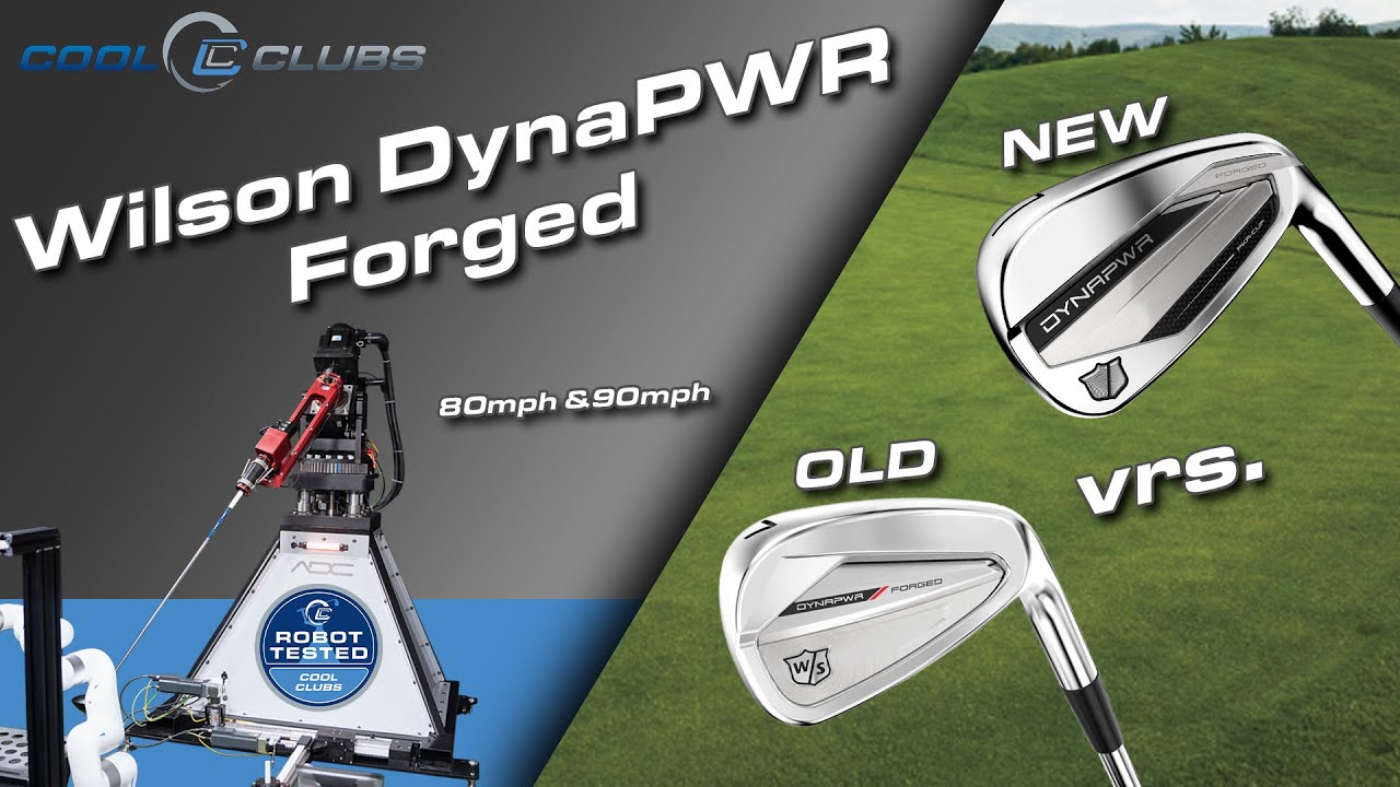 Wilson Dynapower Forged Irons Robot Tested Video