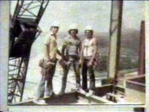 Ironworkers at San Miguel Power Plant. 1979