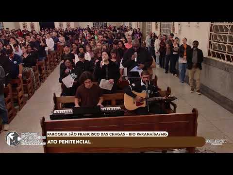 Coral Novo Ritmo Encanta com o Ato Penitencial na Festa de São Pedro #saopedro #atopenitencial #fe