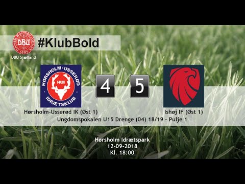 HUI (4-5) ISHØJ IF - U15 Ungdomspokalen (04) Sæson 18/19 - Runde 3