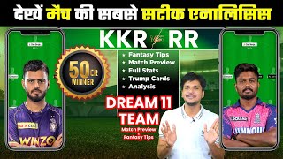 KKR vs RR Dream11 Team Prediction, KOL vs RR Dream11, RR vs KOL Dream11: Fantasy Tips, Stats