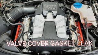 2010 AUDI A6 3.0TFSI valve cover replacement
