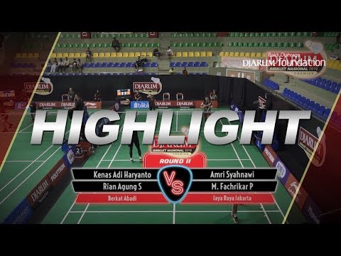 Kenas Adi H/Rian Agung S (Berkat Abadi) VS Amri S/M  Fachrikar P (Jaya Raya Jakarta)