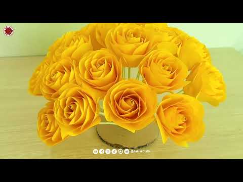 Graceful Paper Blossoms: Crafting Nature's Poetry/Diy Paper Flower