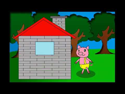 Tri mala praseta – Bajka za decu | Crtani film sa poukom | Dečiji crtaći na srpskom