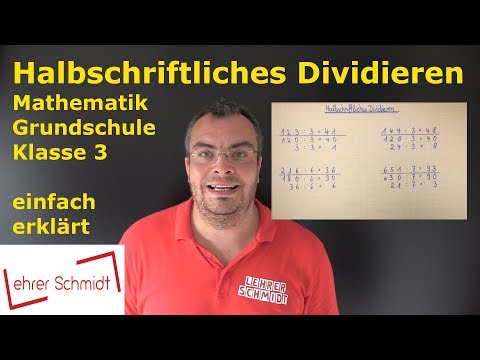 Semi-written division | Mathematics | Lehrerschmidt