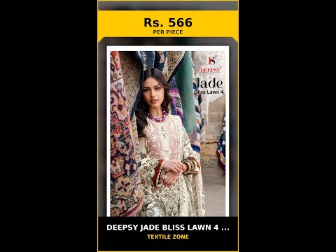 Deepsy Jade Bliss Lawn 4 - Chiffon Dupatta – product video thumbnail