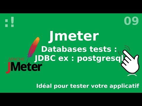 Jmeter 9 JDBC configuration et premier test sql