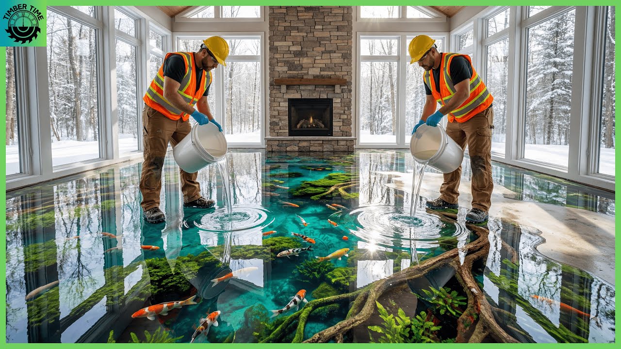 Top 10 Most Beautiful Wooden Epoxy Floor Designs Featuring Stunning Resin Pours