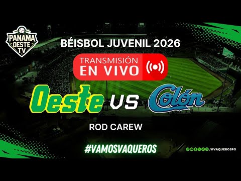 #ENVIVO | OESTE VS HERRERA | ⚾ BEISBOL JUVENIL 2026
