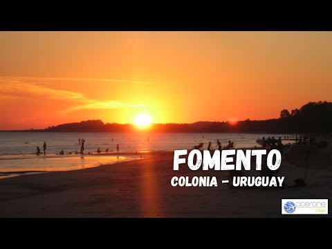 Playa Fomento, Colonia Uruguay, arenas blancas y agua de rio, disfrute total para toda la familia.