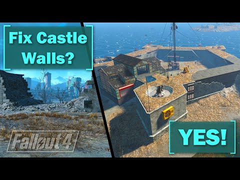 REBUILD CASTLE WALLS EASILY! (Fallout 4 Castle Wall Repair)