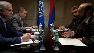 Министр иностранных дел Армении Арарат Мирзоян провел встречу с генеральным секретарем ОДКБ Станиславом Засем
