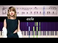 How to play piano part of Exile by Taylor Swift and Bon Iver