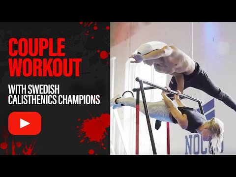 Couple Workout With Swedish Calisthenics Champions: Pull Up Mate 2