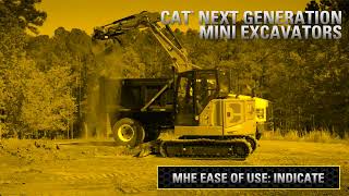 Indicate for Cat® Next Generation Mini Excavators