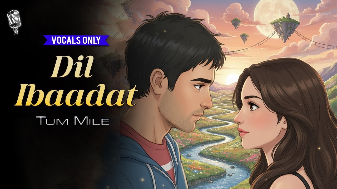 Dil Ibadat - Only Vocals | Tum Mile | KK | Emraan Hashmi | Soothing & Calm | Relaxed Vibes