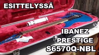 Video thumbnail for Esittelyssä Ibanez Prestige S6570Q-NBL by Levytukku
