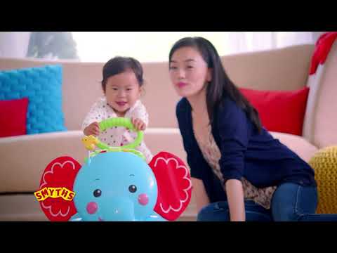 Fisher Price 3in1 Bounce, Stride and Ride Elephant CBN62 Каталка