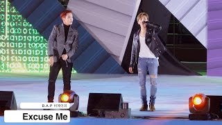 B.A.P 비에이피[4K 직캠]Excuse Me@20161013 Rock Music