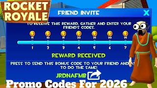 ROCKET ROYALE Promo Codes For 2026 | 100% Working 