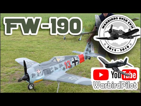 TopRC FW190 w/ Moki 180 at Warbirds over Evje 2019