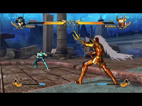 Shiryu de Dragão vs. Krisna de Crisaor - Os Cavaleiros do Zodíaco: Alma Dos Soldados