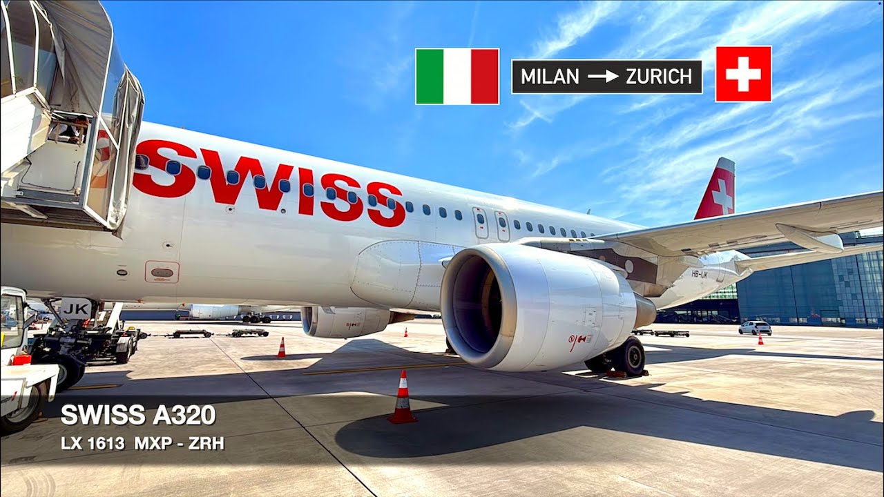 SWISS KNOWS HOW TO KEEP IT IMMACULATE! | Swiss A320 | Milan MXP ✈ Zürich | Economy