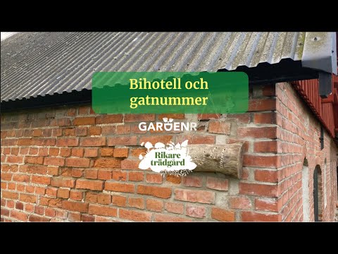 Bihotell och gatnummer - Trädgårdshacks med GardenR