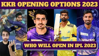 KKR Opening Problem in IPL 2023 | Who will Open for KKR ? Gurbaz | Venkatesh | Litton | Five Sportz
