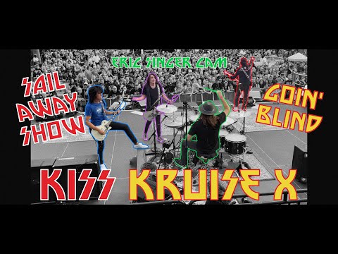 KISS - Goin’ Blind - KISS Kruise X, Sail Away Show (Backstage/Eric Singer Drum Cam)