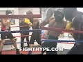 ROY JONES JR. PUTS CHRIS EUBANK JR. IN "LEFT HAND ONLY" SPARRING; PERFECTING "CAPTAIN HOOK" SKILLS