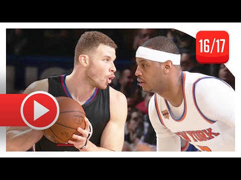 Blake Griffin vs Carmelo Anthony Duel Highlights (2017.02.08) Knicks vs Clippers – Future Teammates?