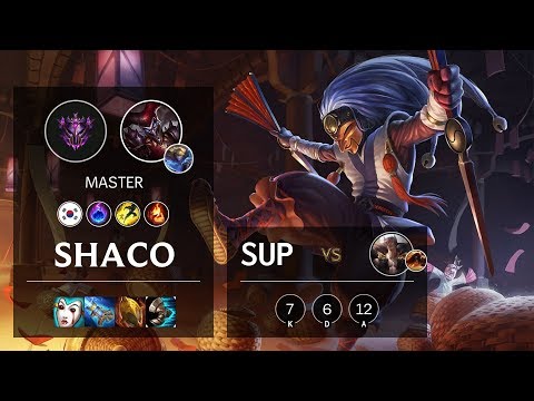 Shaco Support vs Sett - KR Master Patch 10.9