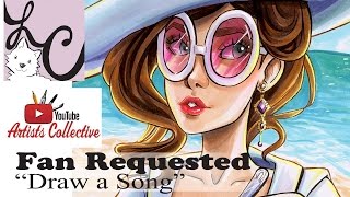 "Cake by the Ocean" Illustration (YTAC #1 "Draw a Song")