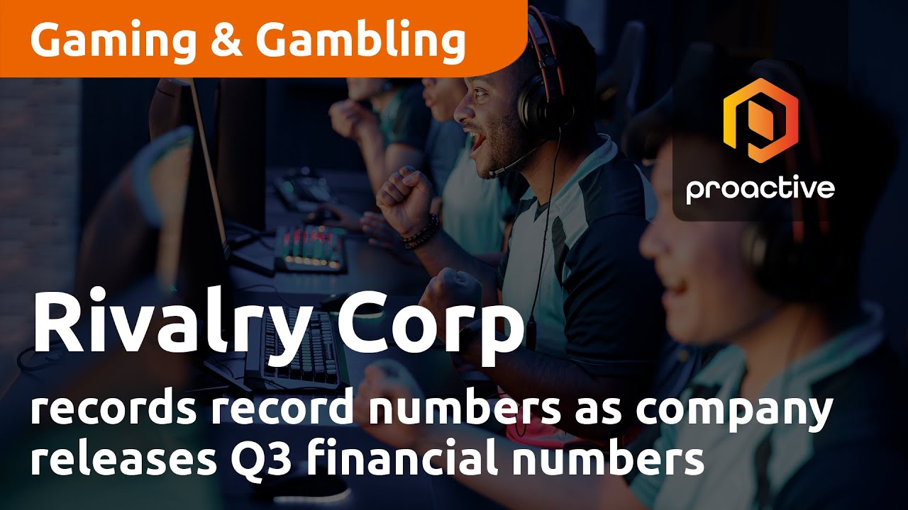Rivalry Corp records record numbers as company releases Q3 financial numbers
