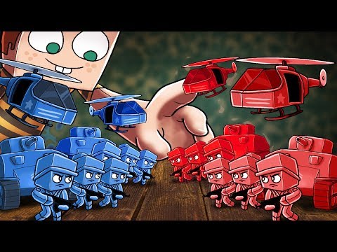 TheAtlanticCraft - Minecraft | RED BASE VS BLUE BASE! (ARMY SOLDIER FORT WARS)