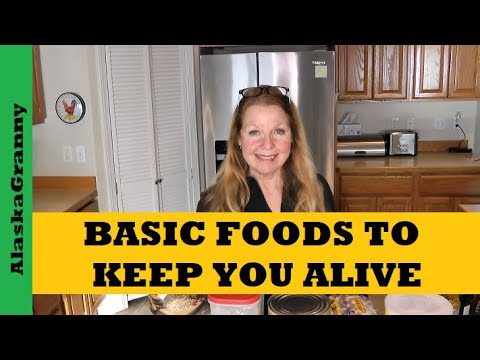 Food Storage For One Year...Basic Foods To Keep You Alive...LDS Mormon Church